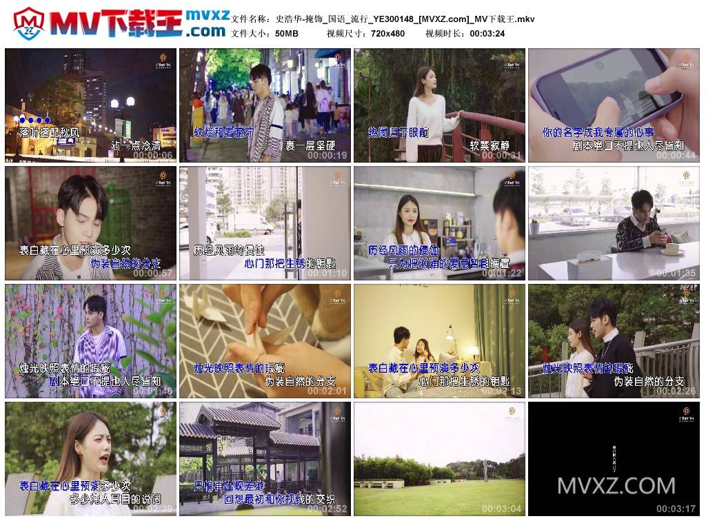 史浩华-掩饰_国语_流行_YE300148